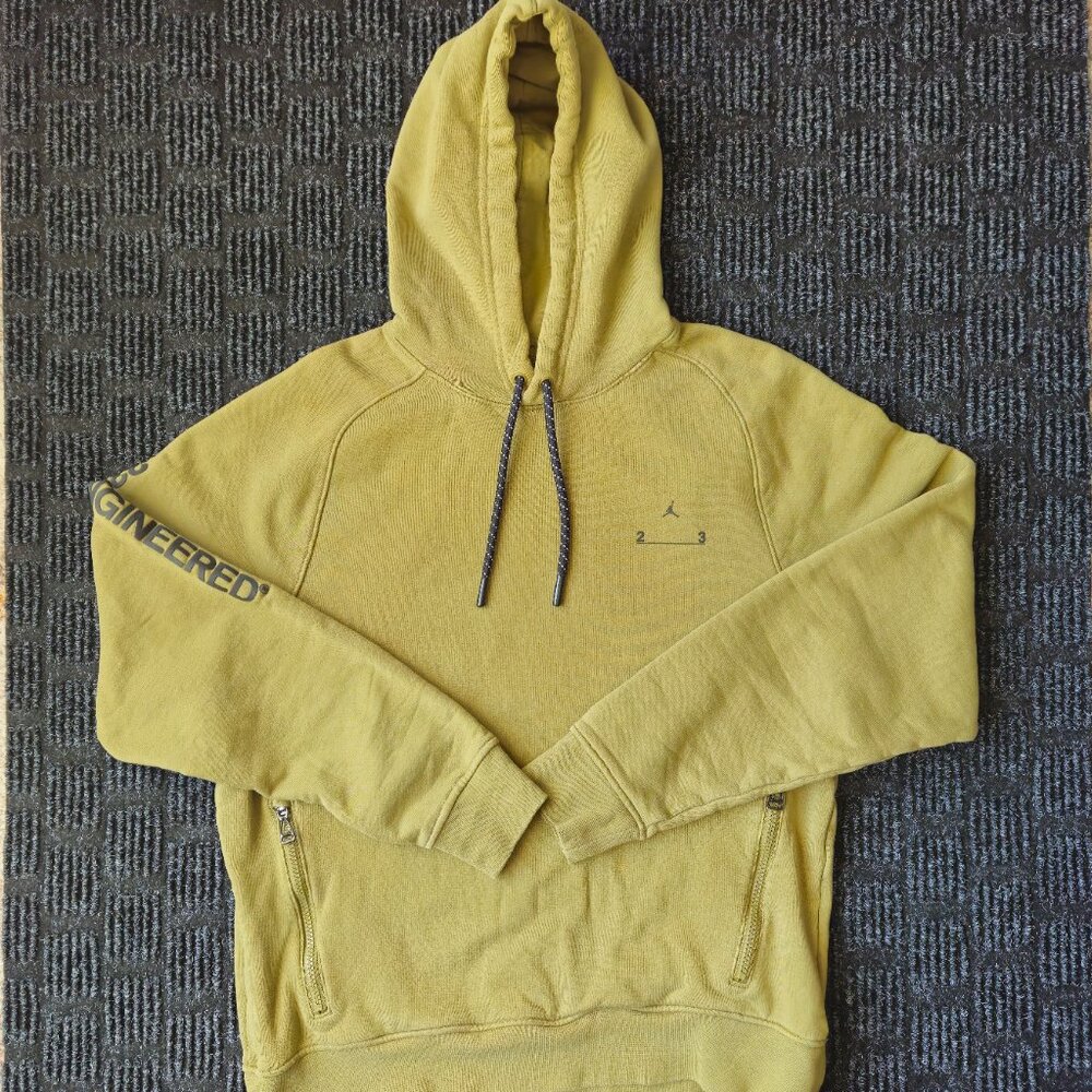 Jordan Brand 23 Engineered Hoodie Pullover olive camo green mens size Medium